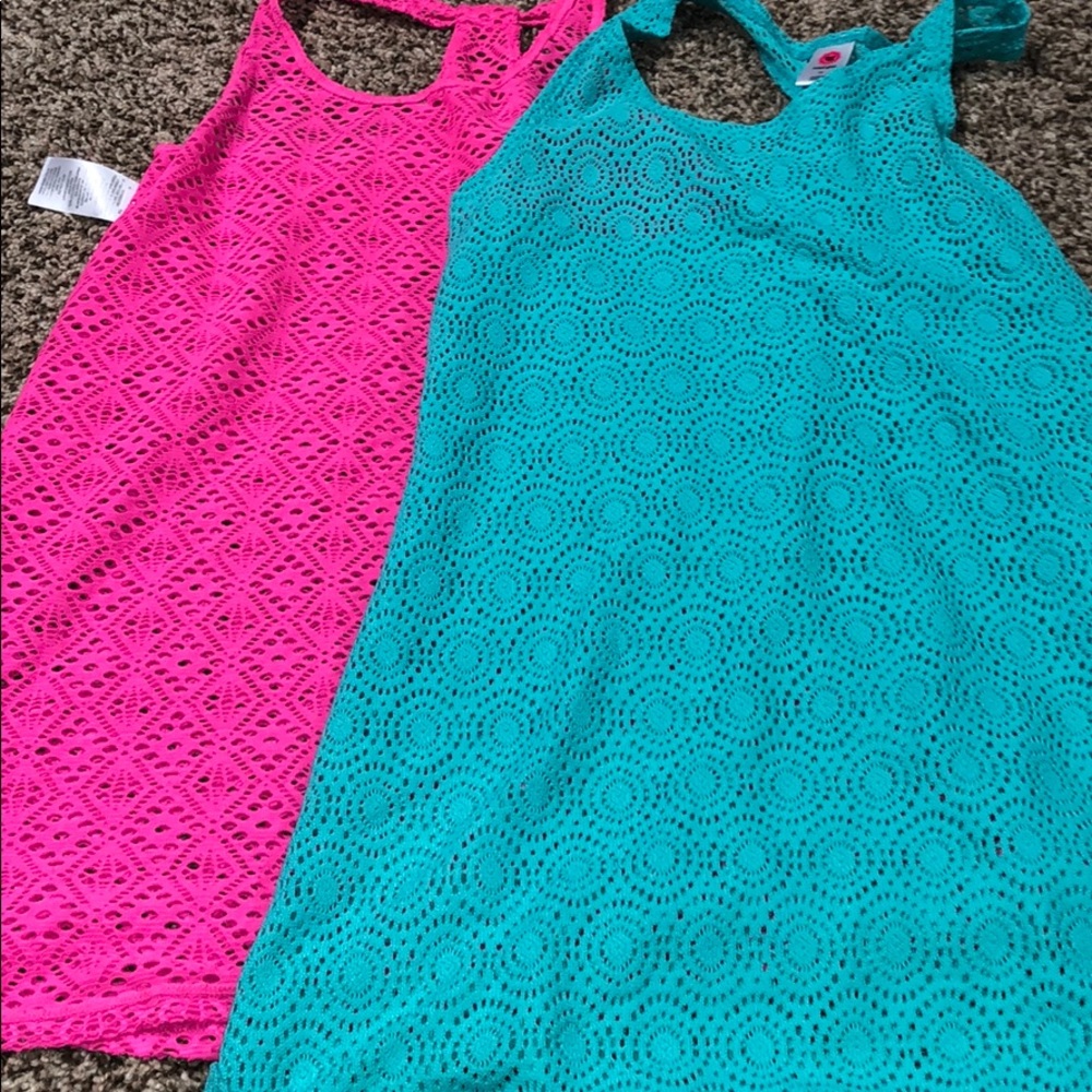 2 girls size 14 beach cover ups